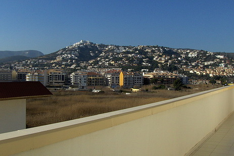 Vistas desde la terraza comunitaria, Ático Esmeralda, Peñiscola