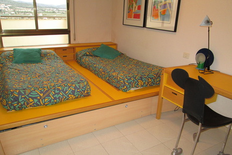 Dormitorio doble, ático Albatros, Peñiscola